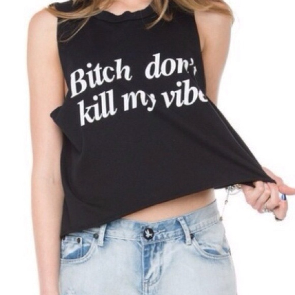 Brandy Melville Original Saying Tank-Top